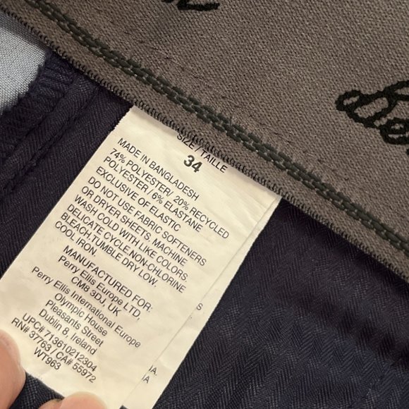 (34) PERRY ELLIS BEN HOGAN Men's Shorts Sz 34 Nice Checkered Pattern - Picture 9 of 11